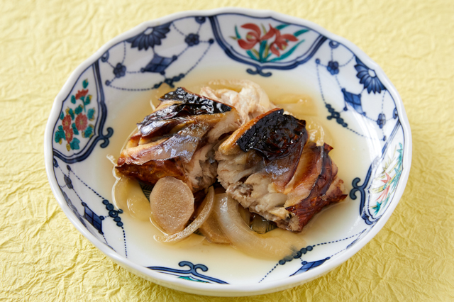 Yaki-saba-no-nitsuke (Grilled Mackerel Simmered in Soy-Based Sauce)