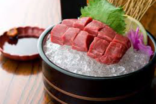 Basashi (Raw Horse Meat)