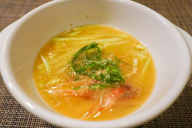 Mogura-uri-no-hiyajiru (Mogura melon chilled soup）