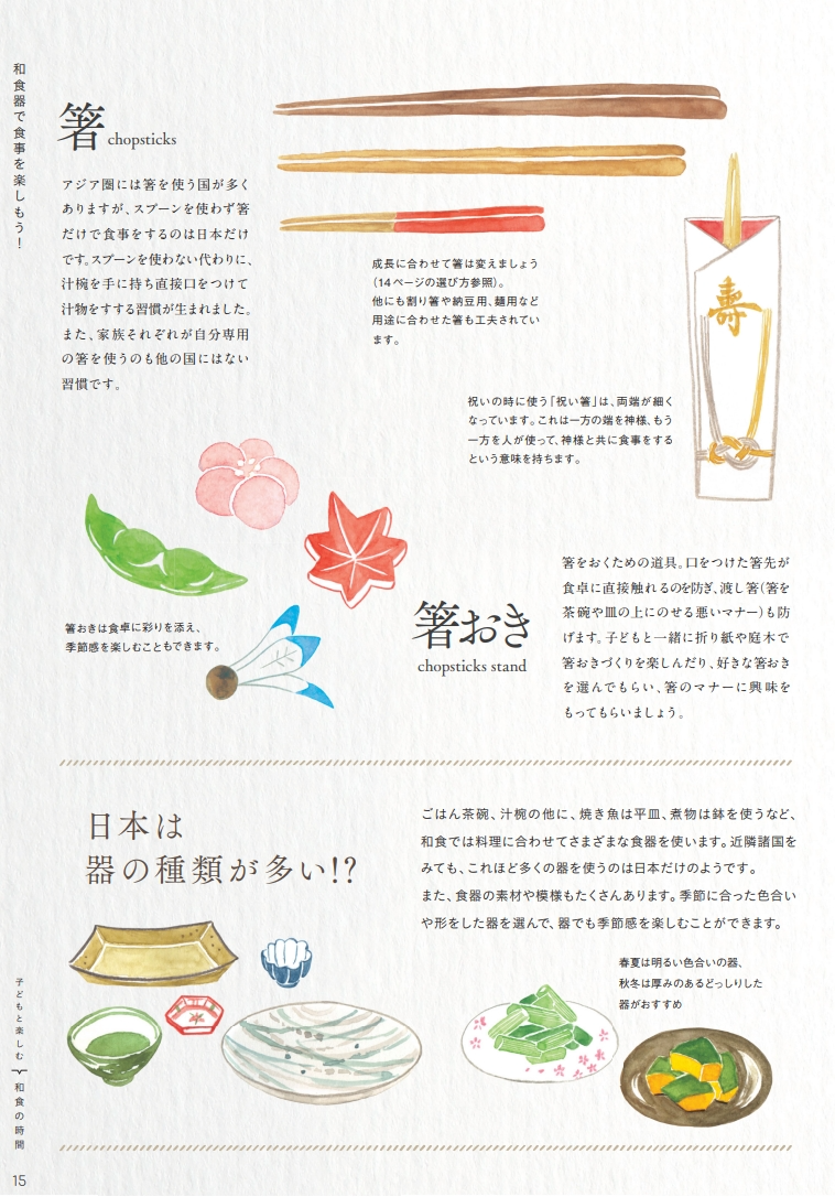 日本の箸・器