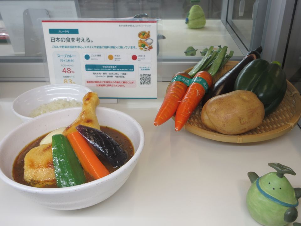 「カレーから日本を考える」ショーケース展示