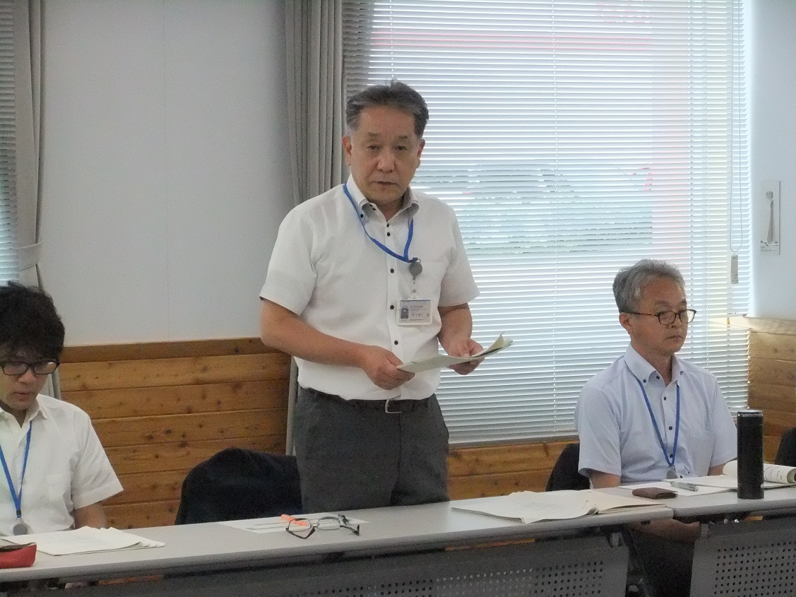 旭川開発建設部根田次長の閉会あいさつ