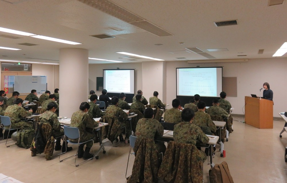 陸上自衛隊旭川駐屯地の様子(12月7日)