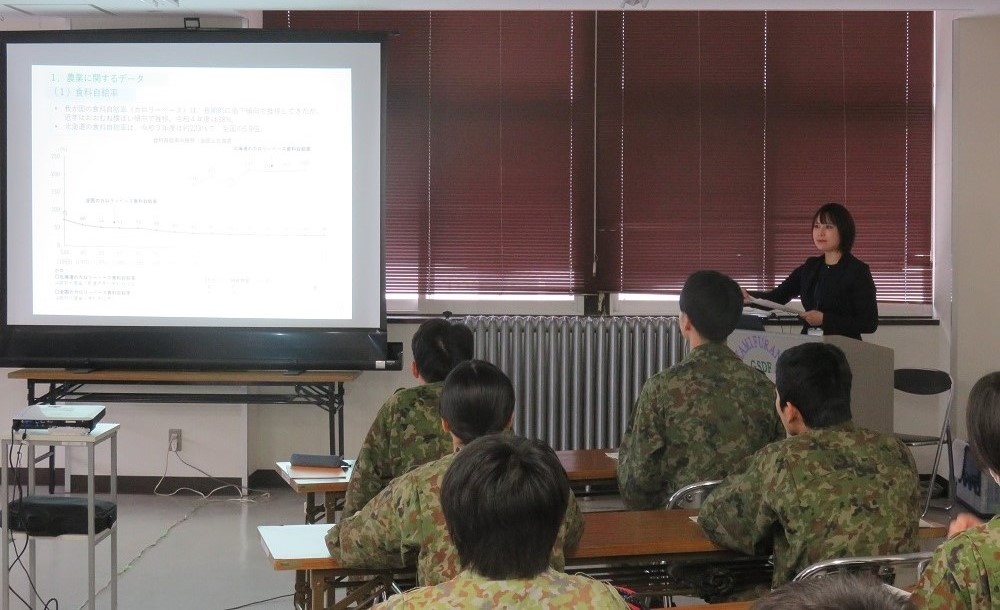 陸上自衛隊上富良野駐屯地の様子(12月8日)