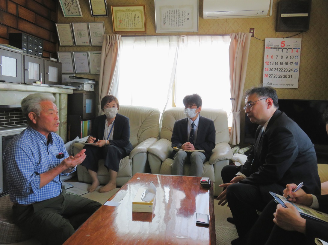 株式会社しみず農園との意見交換