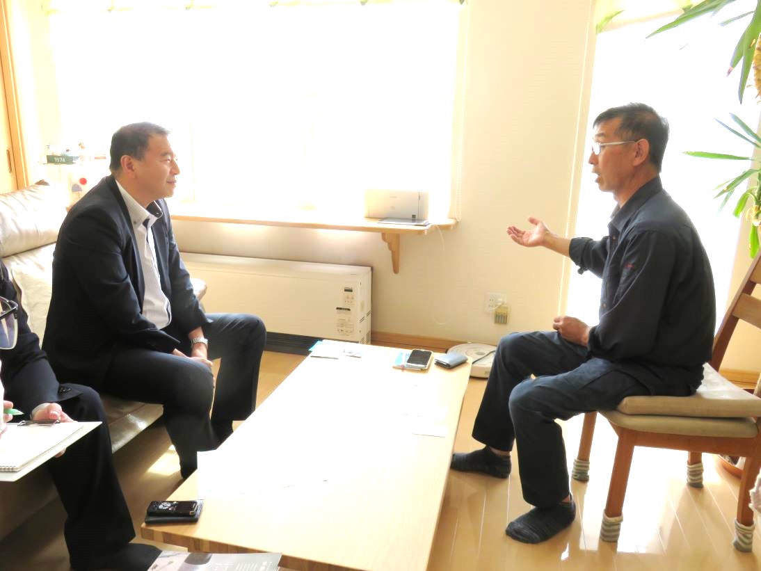 帰山農園との意見交換