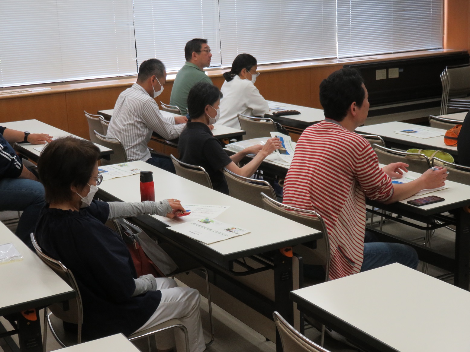 講義を受ける学生①