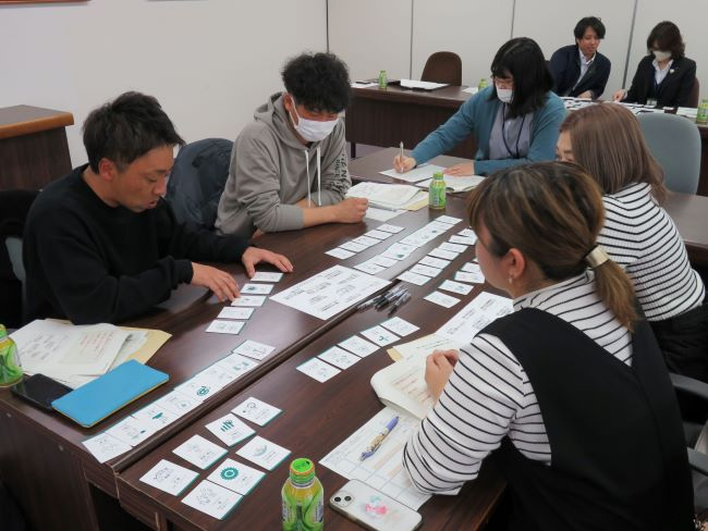 選んだカードの説明と質問タイム