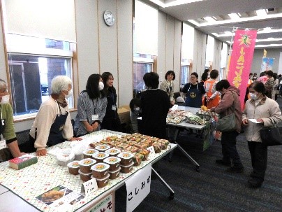 JAこしみずの加工品販売ブース