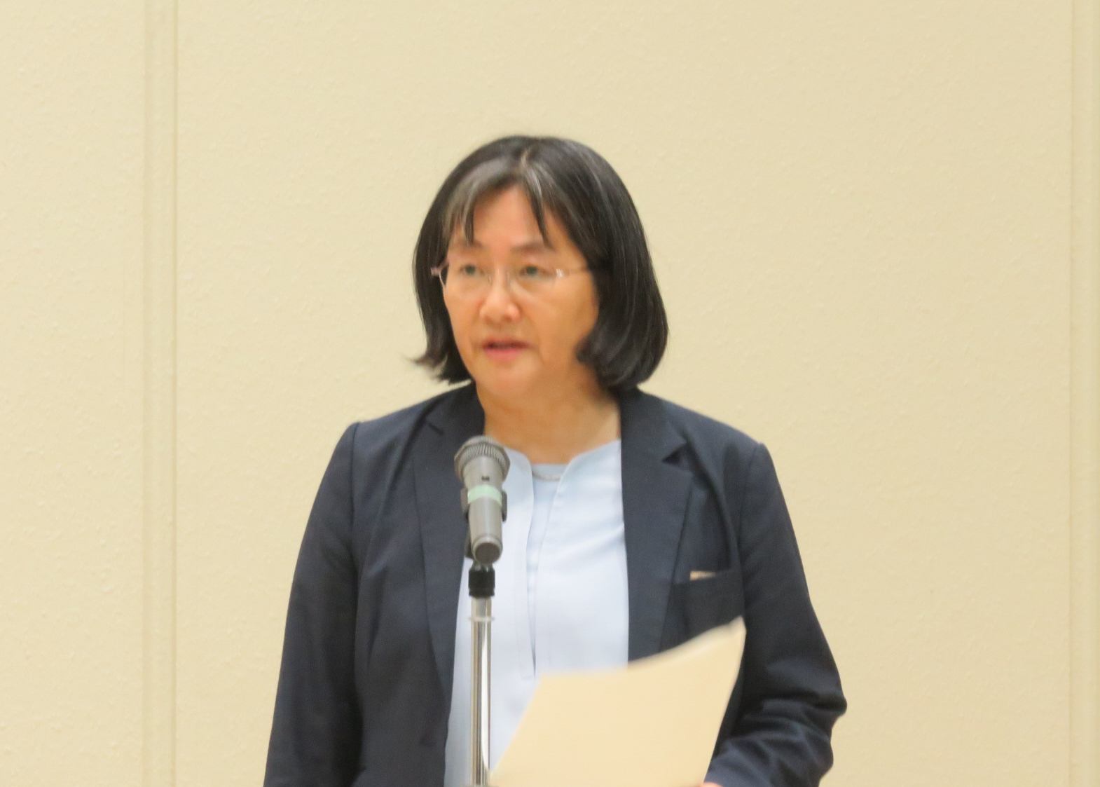 北海道オホーツク総合振興局保険環境部長による閉会挨拶