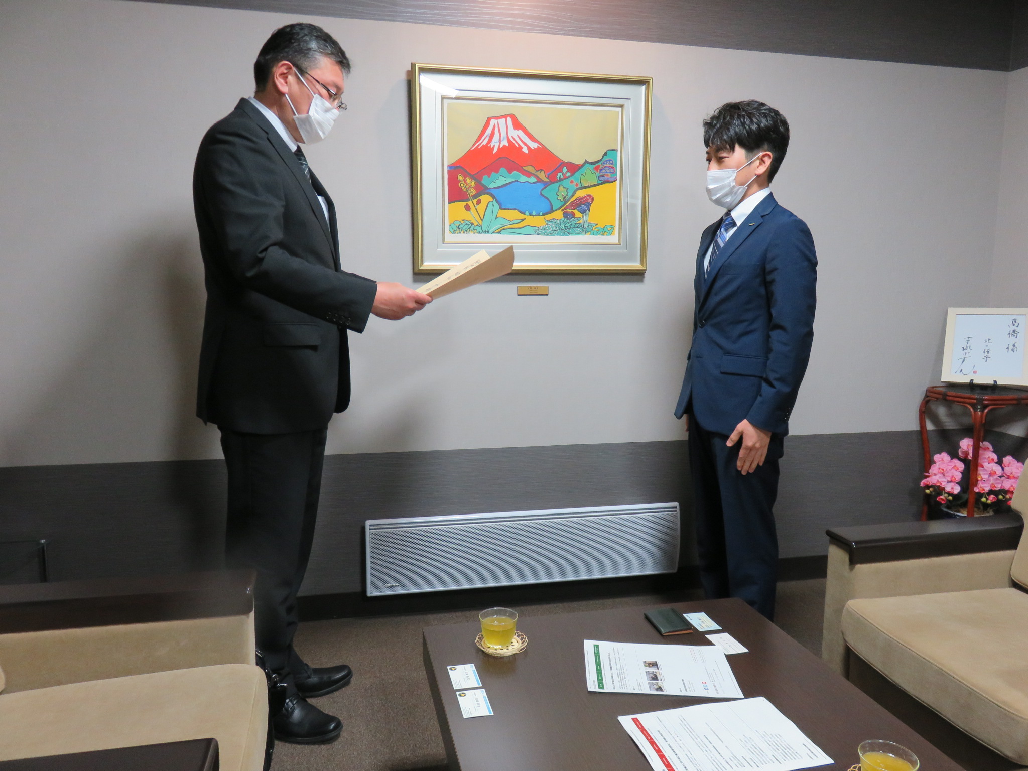 輸出に取り組む優良事業者に対して北海道農政事務所長賞を授与しました。