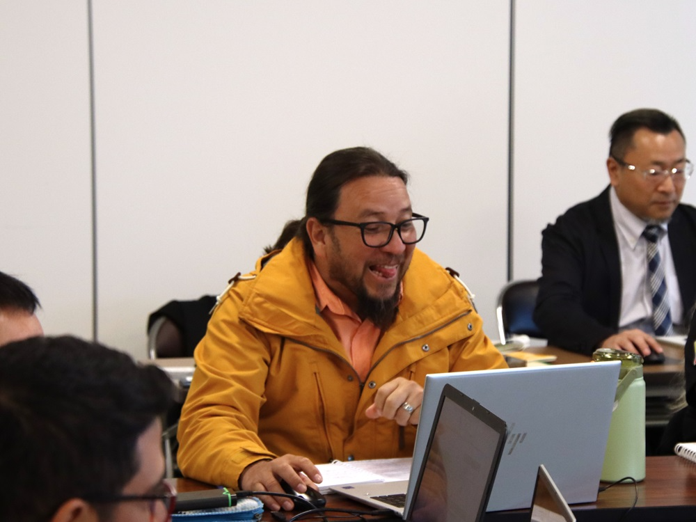 和やかな雰囲気で参加する研修生