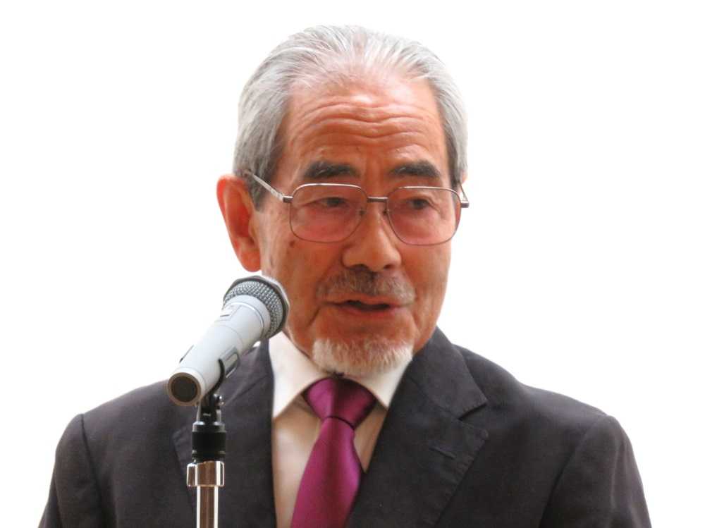 石橋相談役が閉会挨拶