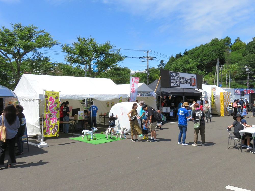 「MILKのふるさと体験ブース」の様子