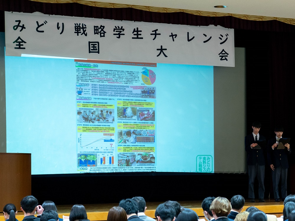 取組発表の様子