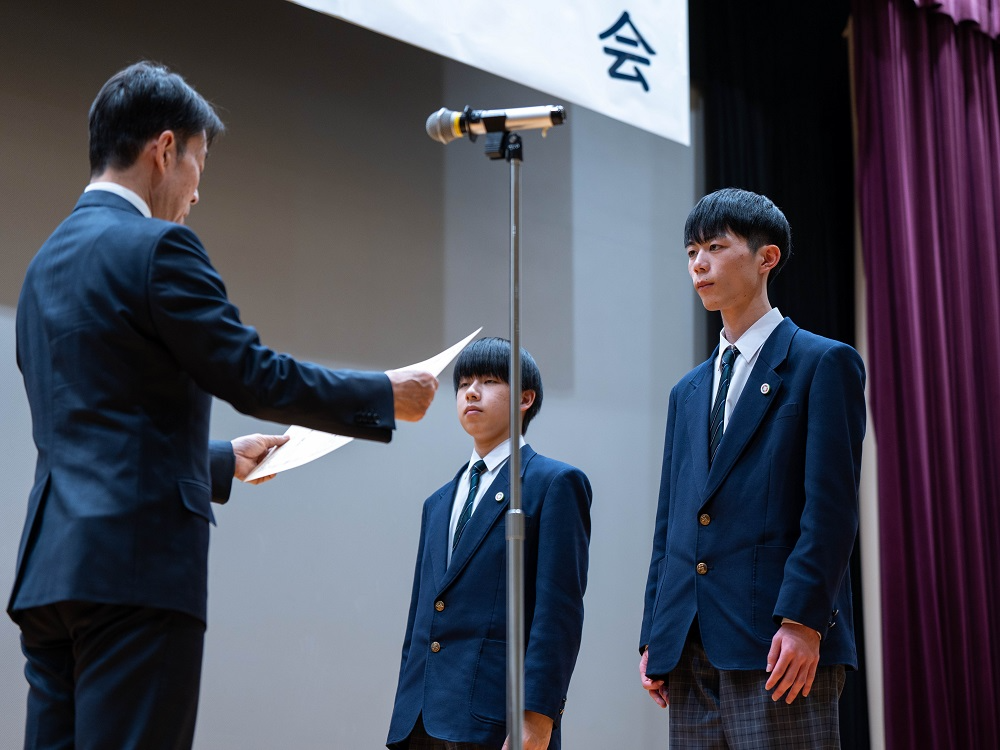 受賞の様子