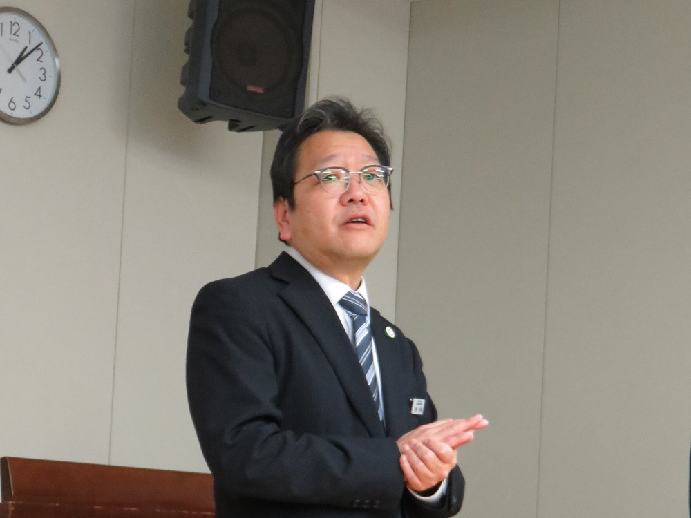 今野総括農政推進官から挨拶