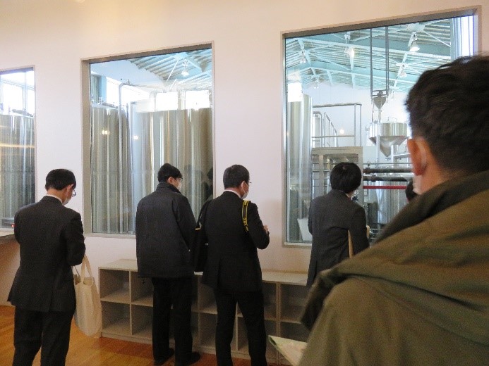 クラフトビール工場視察