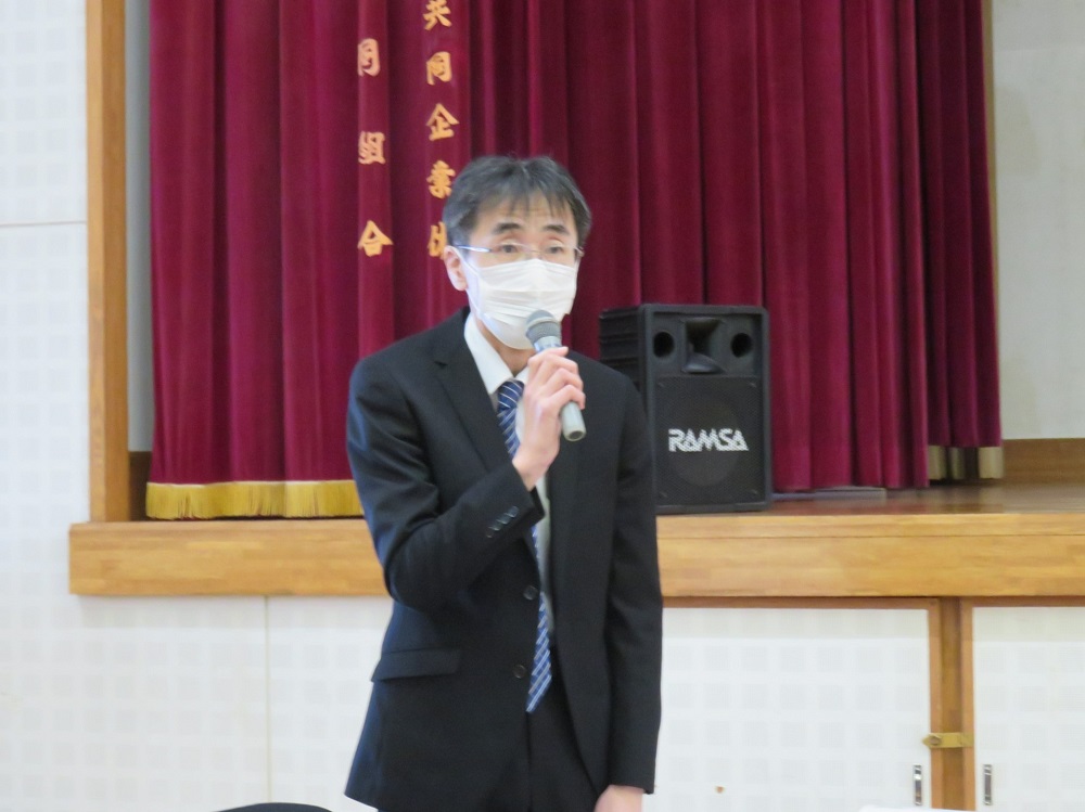 予算説明の様子