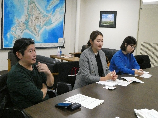 今後の展望を語るHIS食文化輸出チーム