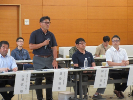 福島長沼農業地区会長の挨拶