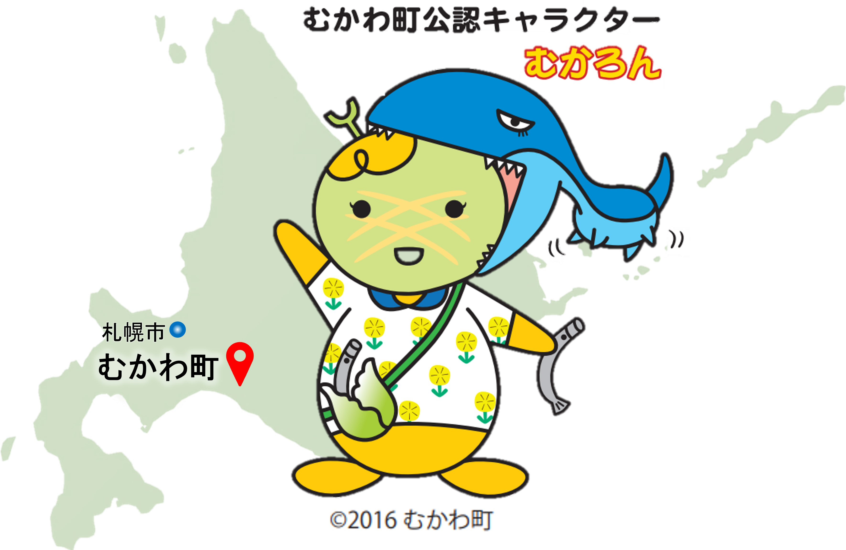 むかわ町地図