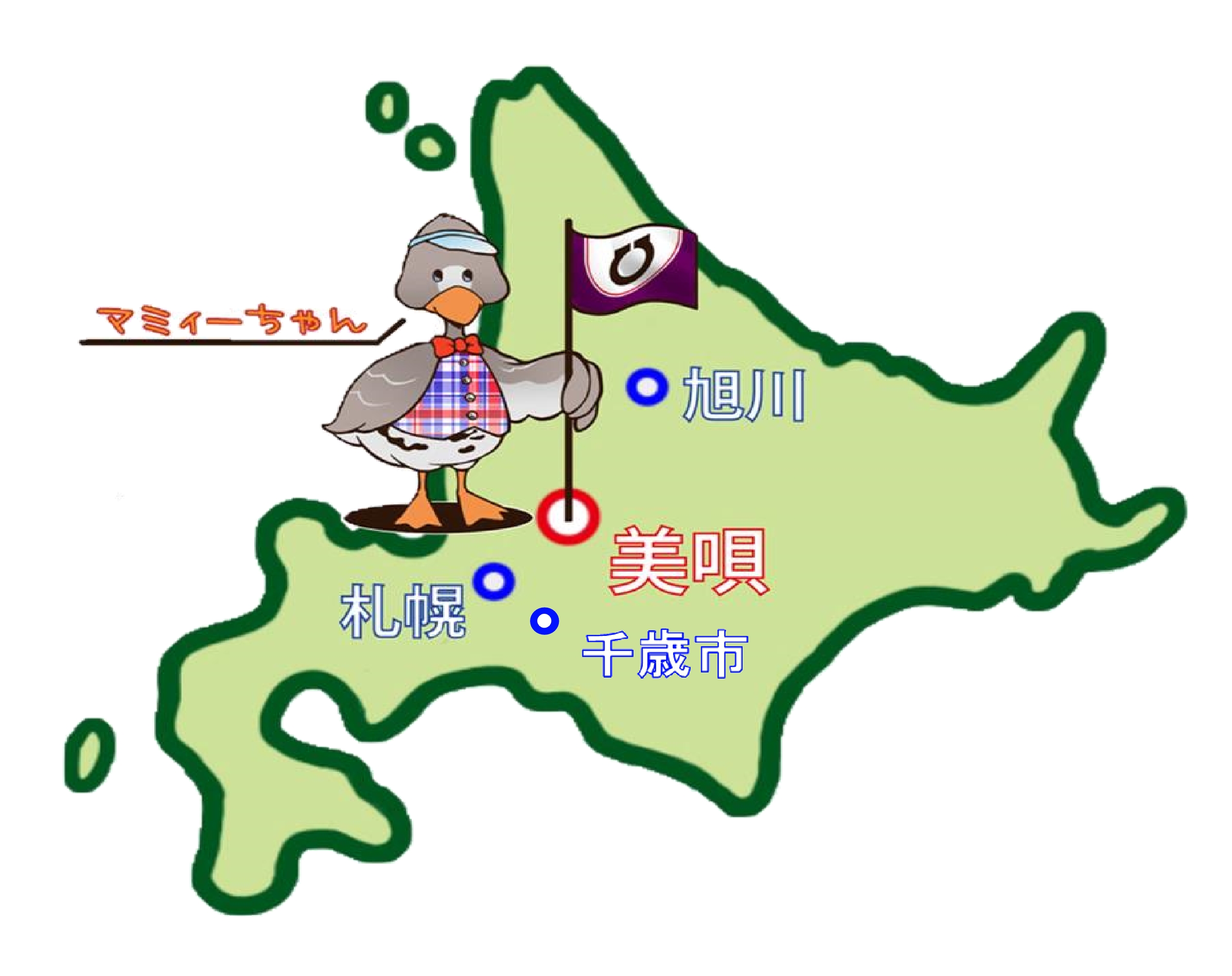 美唄市地図