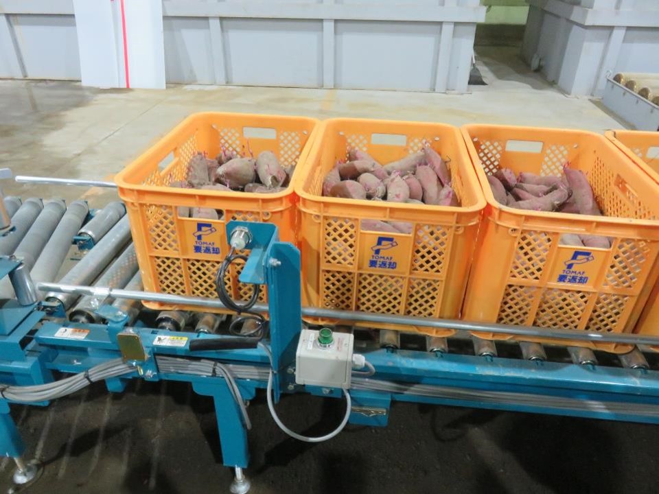 原材料の産地、JA、生産者、日付及び品種などをデータで管理