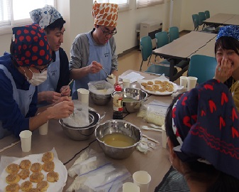 試食の様子