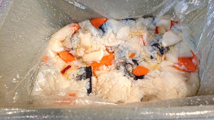 11を熟成させた様子