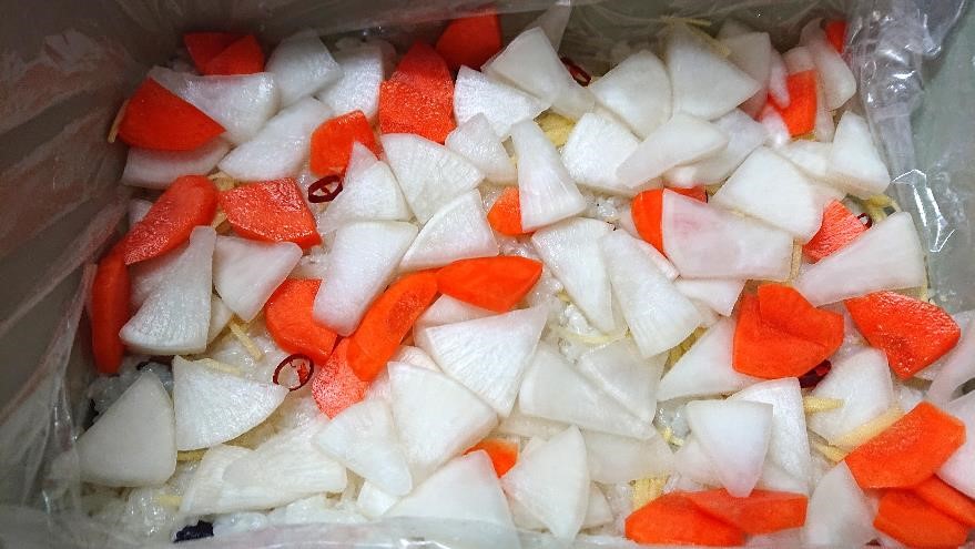1.2に余りの野菜を加えた様子