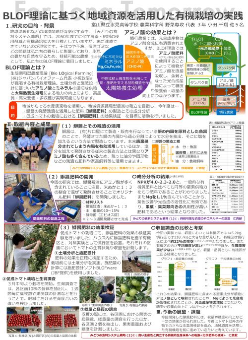 富山県立氷見高等学校の取組