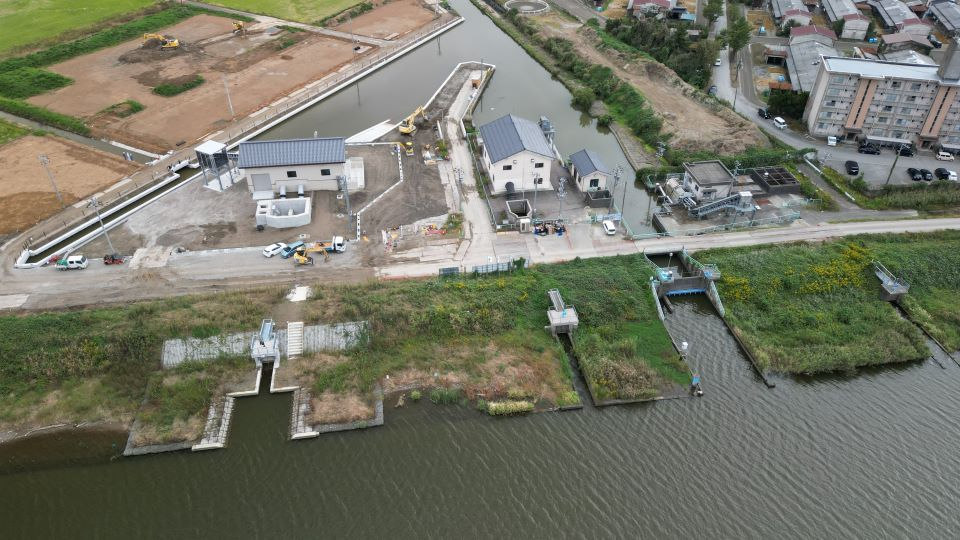 場内整備工、復旧工を実施中