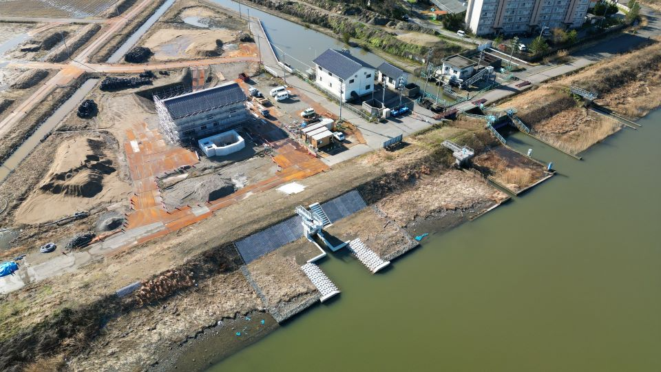 外構工事(建築工事)を実施中