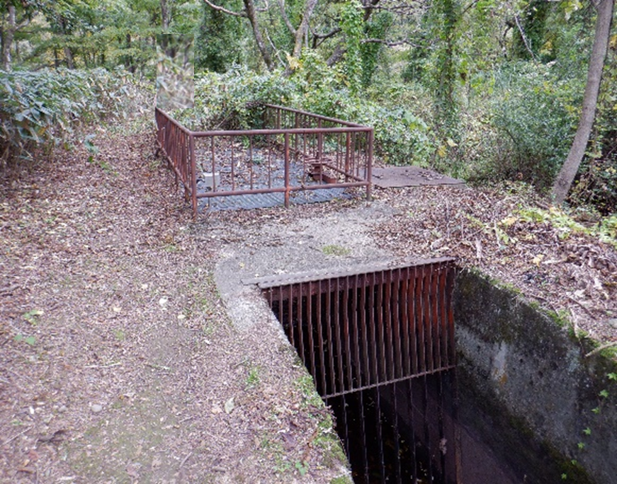 左岸側サイホン呑口