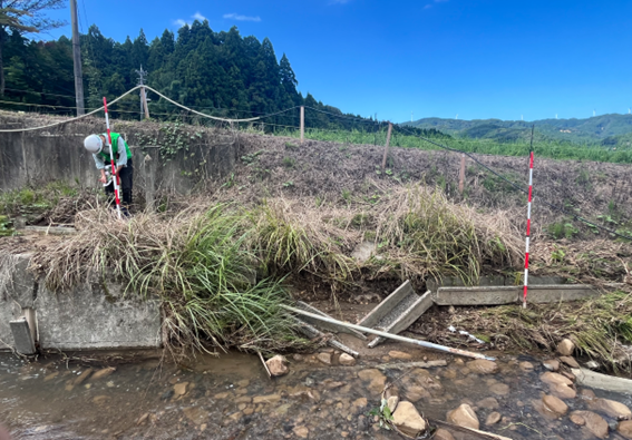 水路の損傷