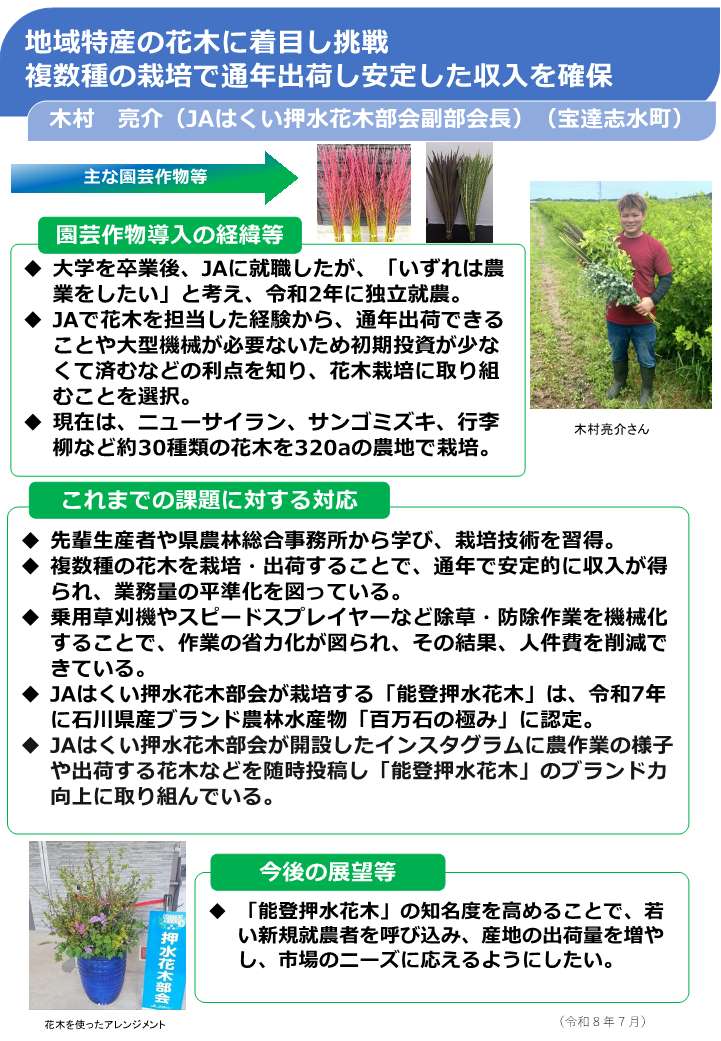 事例 宝達志水町 木村亮介氏