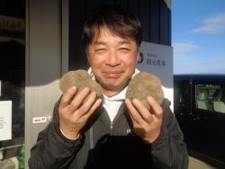 岡元代表と加賀丸いも