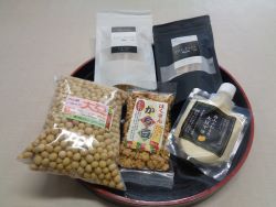 特別栽培の大豆を使用した加工品等