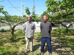 澤田副組合長(左)、山口組合長(右)