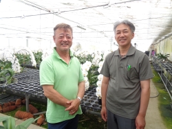 吉田社長(左)、井田地方調整官(右)
