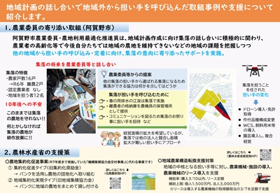 地域に担い手を呼び込もう！