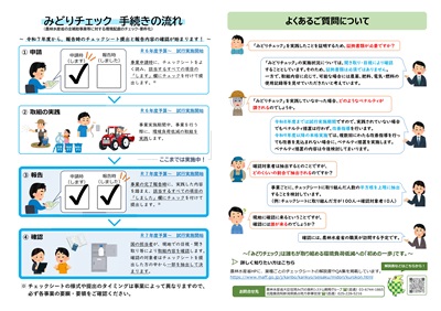 みどりチェック手続きの流れ