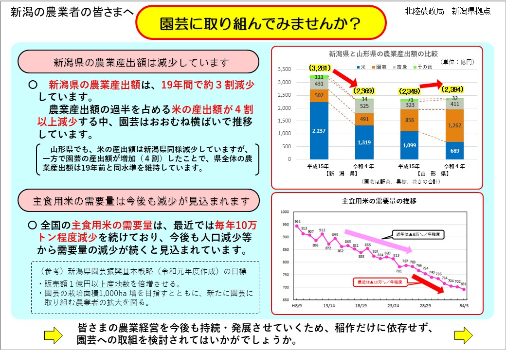 園芸推進チラシ