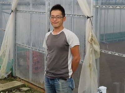 神明おのがわ農園代表の各川さんの写真