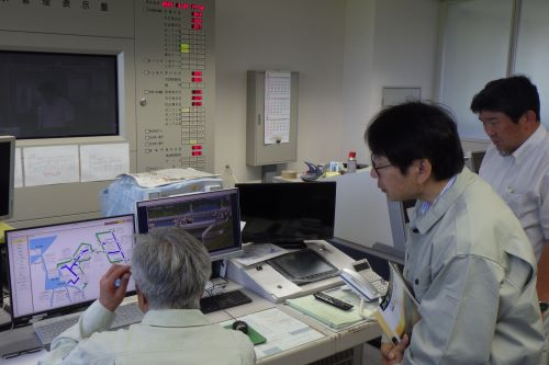 用排水管理の説明(中央管理所)