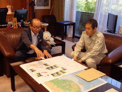 南砺市・田中市長との意見交換