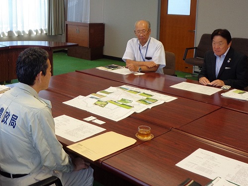 小矢部市・桜井市長との意見交換