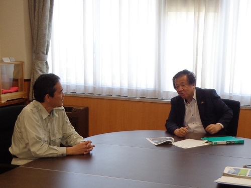 砺波市・夏野市長との意見交換