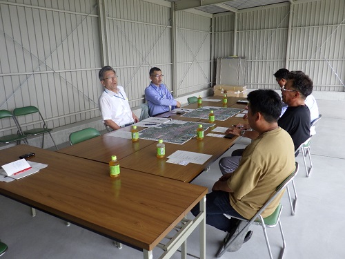 新津郷土地改良区内農業者との意見交換